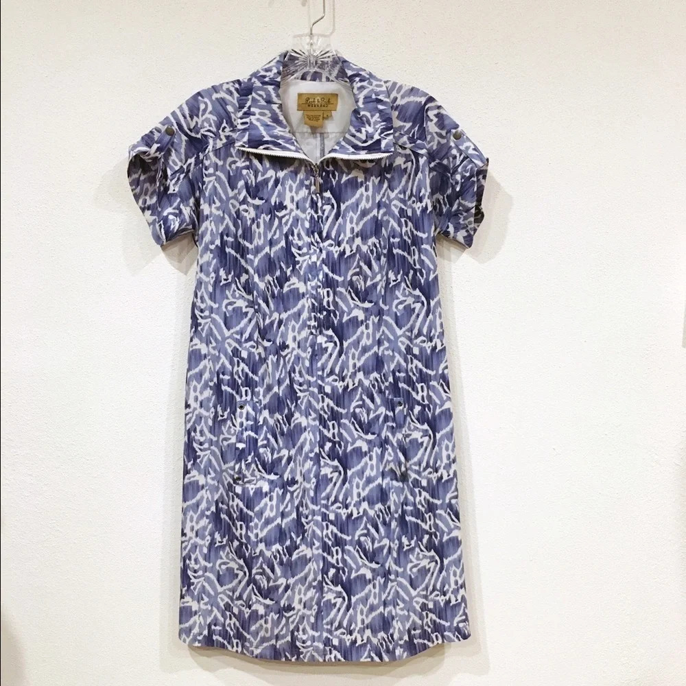 Peck and Peck Zip Front Dress Size Small EUC